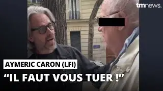 Violente altercation entre Aymeric Caron et un Fran&ccedil;ais de droite en pleine rue ! #clash #LFI