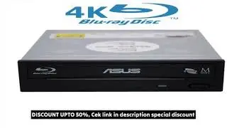Asus 16X BW-16D1HT Internal Blu-ray Burner Drive  with 1 pc 4K movie(4K RW/NO RETAIL BOX)