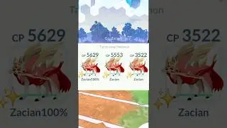 Using 3x✨️Shiny Crown Zacian Against Giovanni in Pok&eacute;mon GO