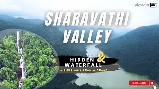 4. Sharavathi Valley & hidden waterfall enroute Jog Falls | 4K aerial film