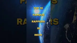 Top 10 Famous Rappers In India 🇮🇳 #shorts #viral #trending