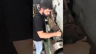 Eixo de CARRETA 🤯 #torno #torneiro #mecanico #oficina