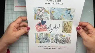 Two project ideas using the Mixed Media Florals Suite (Mixed Florals and Mixed Labels stamps/dies)