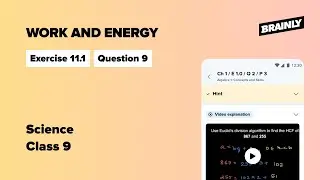 Chapter 11. Work and Energy  |  NCERT Class 9 | Science | Ex. 11.1 | Q.9