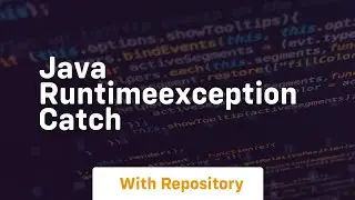 java runtimeexception catch