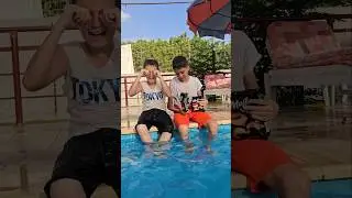 Kid and brother prank each other 😭🍭👼❤️🤣