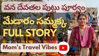 మేడారం చరిత్ర🙏 Medaram Asia's Biggest Tribal Festival  Sammakka Sarakka Gaddelu🙏 @momstravelvibes