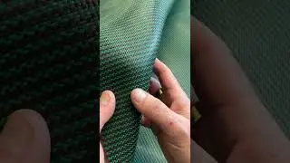 Green and Black Basketweave Vinyl Mesh | Outdoor Breathable Vinyl | Seating / Privacy Fencing |...
