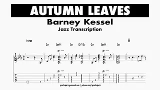 (Transcription) Autumn Leaves - Barney Kessel