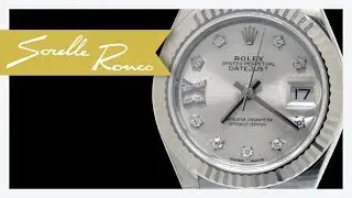 Rolex Datejust Silver Dial Star Diamonds Jubilee 28 mm