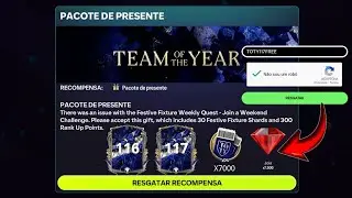 NOVO C&Oacute;DIGO TOTY 26 COM MUITOS PRESENTES GR&Aacute;TIS x2 GER 116+🤯NOVOS PACOTES DE RECOMPENSA NO FC MOBILE