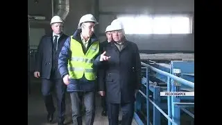 Врио губернатора Александр Усс проинспектировал работу Лесосибирского ЛДК-1