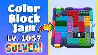 Color Block Jam Level 1056 (1057) | Every Puzzle Solved! 🎯