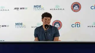 Ben Shelton | Post Match Press Conference | 2025 Mubadala Citi DC Open