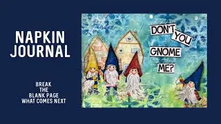 Mixed Media Art Journal Tutorial for Beginners- NAPKIN JOURNAL