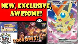 Совершенно новые секретные редкие товары Victini и безумно редкие новые товары Charizard (всего 3...