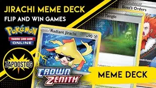 Winning Games With Only 1 Pokemon In The Deck - Radiant Jirachi Meme Decklist Wins Games!? 🎲