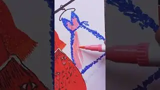 simple party dress drawing for beginners l Barbie dress easy drawing #shorts #drawing #barbie #party