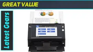 Efficient Fujitsu N7100 Network Scanner with Large Touch Screen