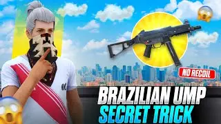I FOUND NO RECOIL 💀 BRAZILLIAN UMP SECRET🇧🇷  | UMP PANEL SECRET TRICK + SETTINGS | UMP HEADSHOT TIPS