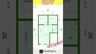 Two bedroom house plan instyle homes Low budget building design simple home design floor plan