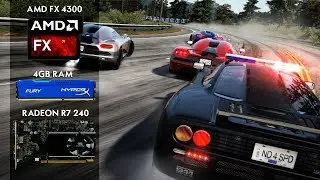 NFS: Hot Pursuit - AMD FX 4300 / 4GB RAM / RADEON R7 240!