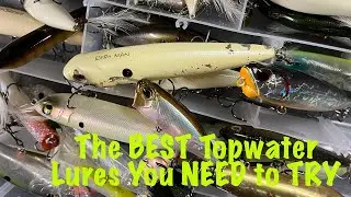 The BEST Topwater Lures You NEED to TRY