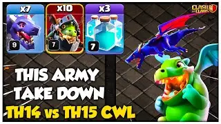 This Combo is TOO STRONG at TH14! Best TH14 vs TH15 Attack Strategy - Clash of Clans