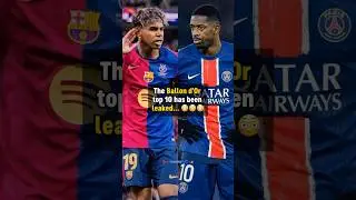 Ballon d&rsquo;Or top 10 LEAKED 😳