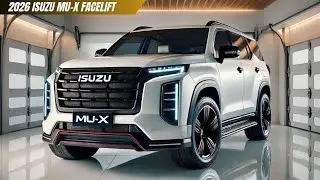 2026 Isuzu MU-X สีขาว | รีวิวดีไซน์ภายนอกและภายในสุดหรู | Motorline Autogarage