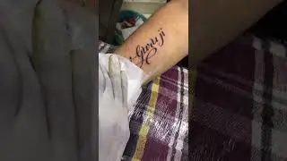 #calligraphytattoo #bangaloretattoostudio #tattooartist #bangaloretattooartist #jaiguruji