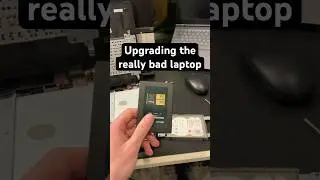 Upgrading to an SSD on a really really bad laptop #tech #laptop #upgrade #yaptech