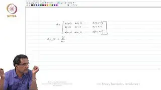 Lec 38 - 1D Unitary Transforms - Introduction