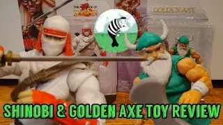 Обзор и распаковка игрушек Sega Jakks Pacific Shinobi and Golden Axe.