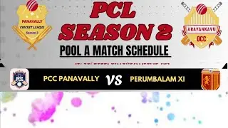 PCC PANAVALLY vs PERUMBALAM CC | PCL SEASON-2 2025
