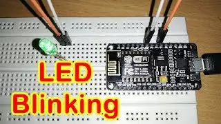 LED Blinking with ESP8266 NodeMCU with Code of Arduino IDE | Som Tips