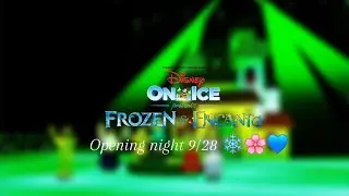 Ro Disney on Ice Frozen and Encanto full performance opening night with vip meet and greet ❄️🌸