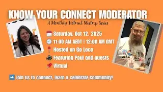 Sonia's Know Your Connect Moderator ft. Paul, Max & Oliver #livestream #localguides