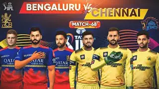 TATA IPL 2024 | RCB vs CSK | Match-68 | With Official Kits
