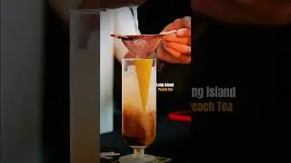 Long Island Peach Tea || (I'll be here soon )  #cocktail #drink #mixology #kohsamui #bartender