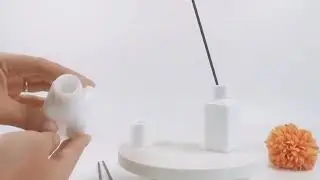 30ml 100ml square white porcelain glass reed diffuser bottle 
