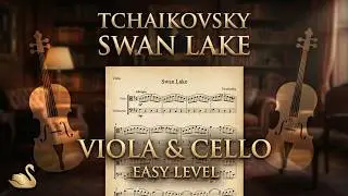 swan lake theme viola and cello sheet music