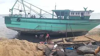 #jcb heavy works#indian big boat#resent#india to srilanka#thalaimannar to rameswaram#part 01