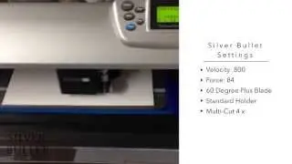 Cutting Mat Board with Silver Bullet Professional