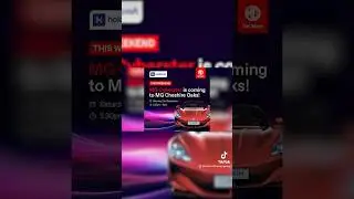 SEE THE MG CYBERSTER IN PERSON! #cars #mg #mgcyberster #performancecar