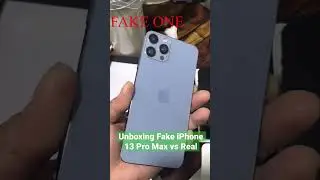 🔥Unboxing Fake iPhone 13pro max vs Original iPhone 13 Pro Max