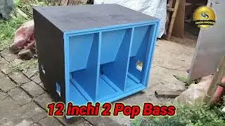 12 inch 2 Pop Bass Testing with Qone 12inch 300 watt Speaker in Santra Infotech