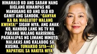 Habang Tinitimplahan Ko Ang Sabaw, Hinampas Ako Ng Manugang Ko Ng Sandok At Sumigaw, 