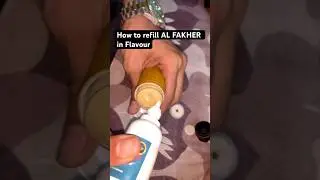 How to refill Al fakher | how to flavour in AL FAKHER vape 💨 | #shorts #trending #vaping #vapelove