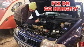If I don't fix this, I can't have lunch! Astra F alternator. It bit me...